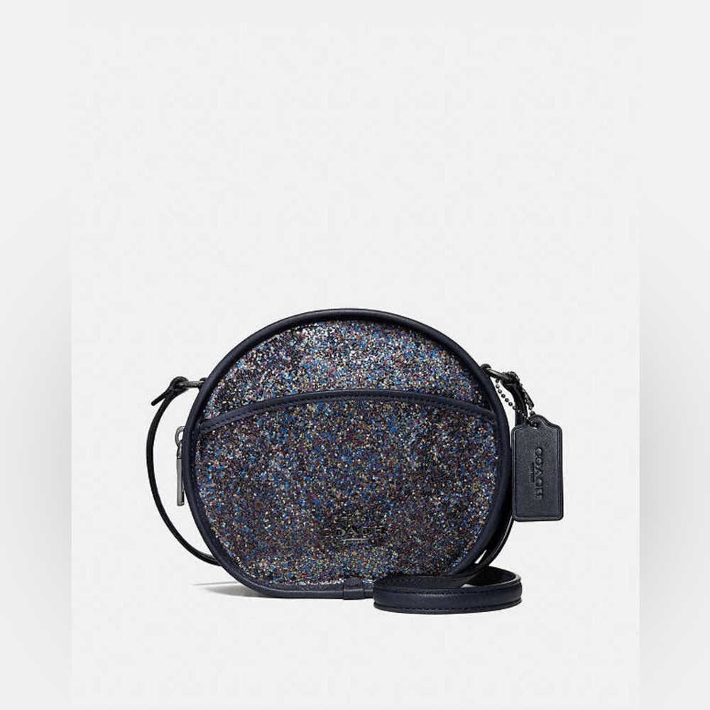 Coach Canteen Crossbody in Blue Glitter A20